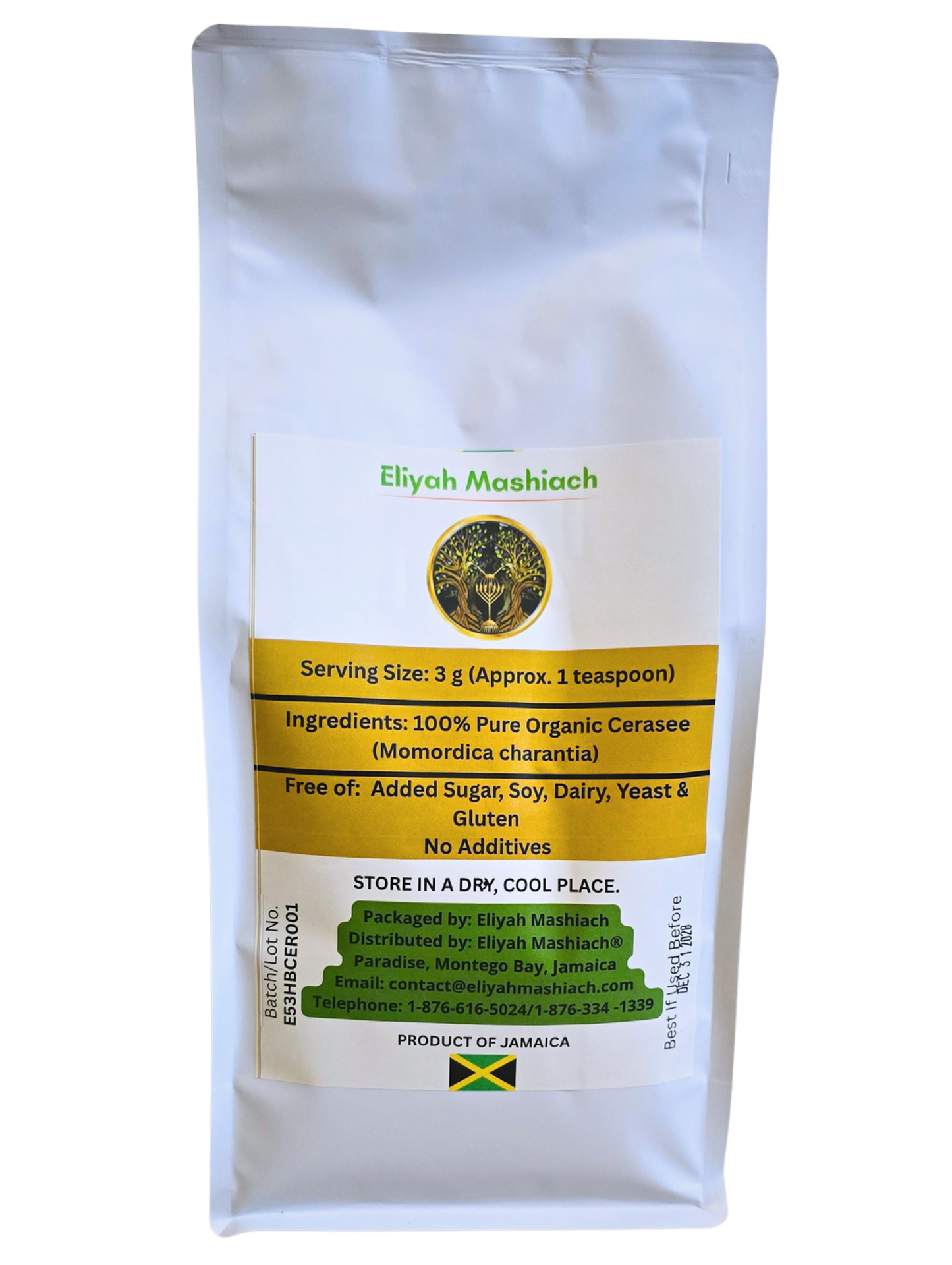 Eliyah Mashiach Organic Cerasee Powder (2 lbs.)
