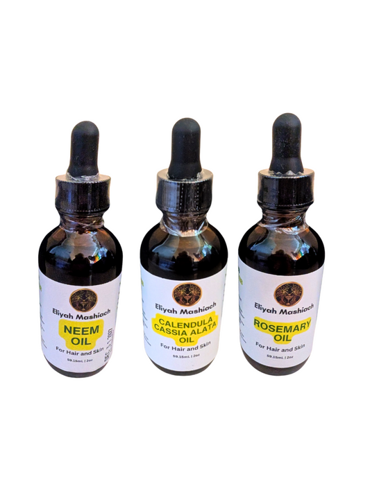 Eliyah Mashiach Hair, Joints, and Skin Oil Package Set